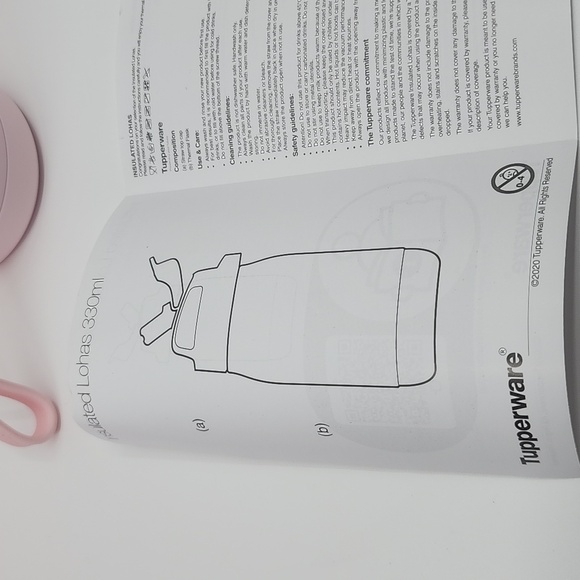 Tupperware Exclusive Insulated Thermal Bottle New - Picture 3 of 10